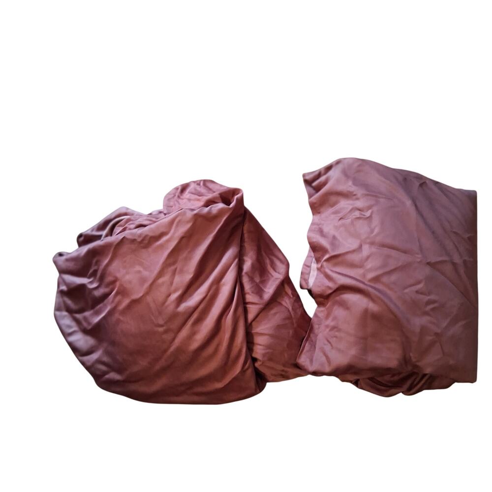 Miracle Made sheets King size Lyocell blend fitted flat rust orange brown
